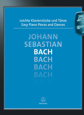 骑熊士原版 巴赫 简易钢琴作品和舞曲集 Bach Easy Piano Pieces and Dances BA06572