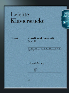 亨乐原版 简易钢琴曲古典与浪漫主义时期卷二 Leichte Klavierstücke Kirchner Classical and Romantic Period Volume II HN135