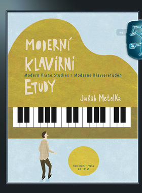 骑熊士原版 雅各布 现代钢琴技术练习曲 30首儿童钢琴曲 附音频 Metelka Jakub Modern Piano Studies BA11559