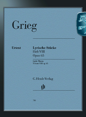 亨乐原版 格里格 抒情钢琴曲第八册op65 钢琴独奏带指法 Grieg Lyric Pieces Volume VIII op. 65 HN713