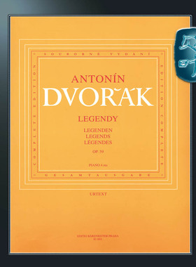 骑熊士原版 德沃夏克 传奇op59 钢琴四手联弹 Dvorák Antonín Legenden op. 59 H01801