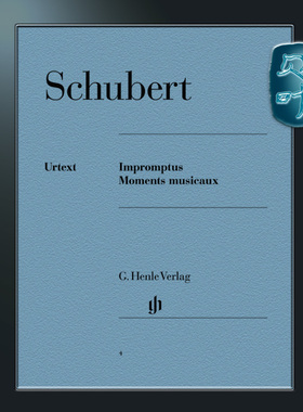 亨乐原版 舒伯特 即兴曲与音乐瞬间 钢琴带指法 Schubert Impr. u. Moments Mus HN4