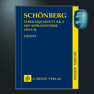 no2 亨乐原版 String 勋伯格第二弦乐四重奏作品10女高音部分 op10 part 非演奏版 Soprano 研习版 HN7542 Schönberg with Quartet