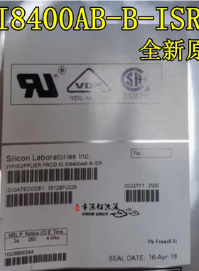 SI8400AB-B-ISR 封装 SOIC-8 贴片SI8400AB 数字隔离器 全新原装