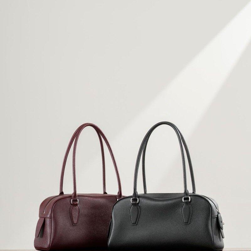 TR-India长柄保龄球腋下包黑色图片