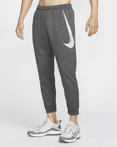 NIKE耐克THERMA-FIT男子加绒长裤冬季卫裤保暖针织FZ1075