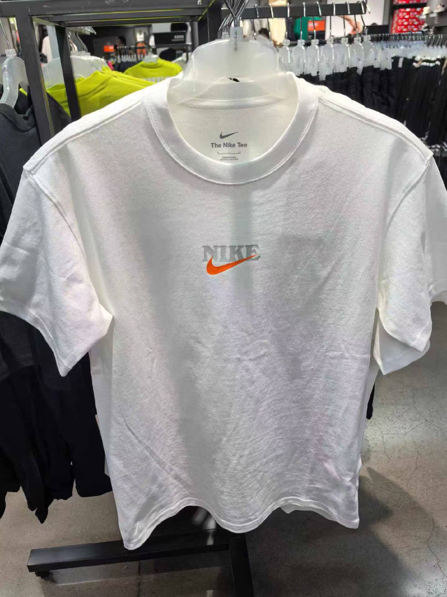 正品Nike/耐克 男子圆领运动休闲美式印花纯棉宽松T恤短袖 FN3700