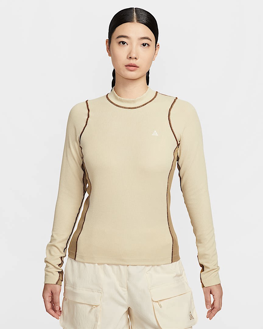 Nike/耐克ACG 女子舒适速干半高领户外运动休闲跑步长袖T恤HV1103
