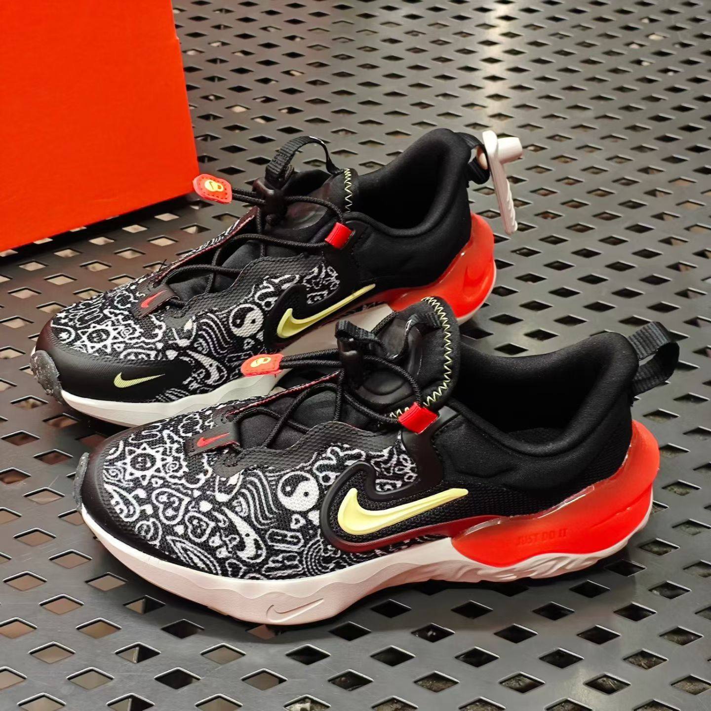 NIKE耐克 RUN FLOW (GS)大童轻便舒适透气一脚蹬运动休闲鞋DV3106,运动鞋new,跑步鞋,淘宝优惠券,粉丝福利购,淘宝优惠卷