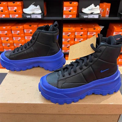 NIKE/耐克开拓者BLAZER女子运动鞋冬季板鞋中帮经典休闲鞋FQ9065