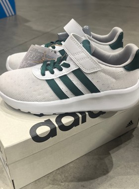Adidas童鞋大网眼透气轻便舒适LITERACER3.0ELK儿童运动鞋ID8489