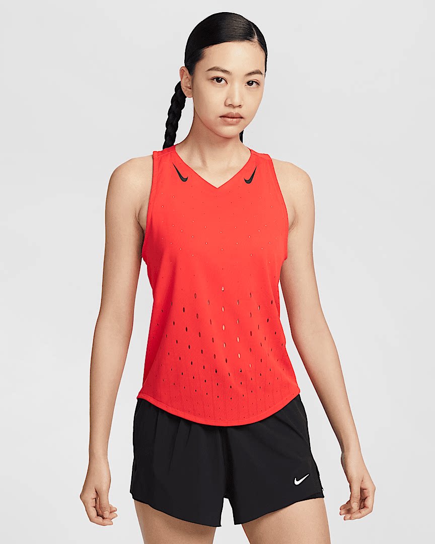 耐克AERO SWIFT DRI-FIT ADV女子速干跑步训练无袖上衣FN2505-696
