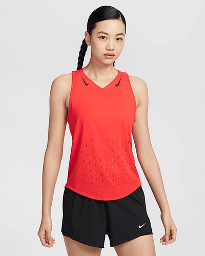 耐克AERO SWIFT DRI-FIT ADV女子速干跑步训练无袖上衣FN2505-696