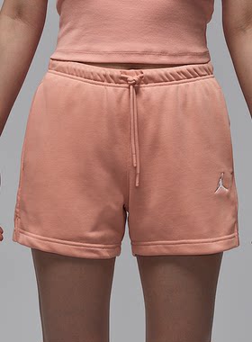 Nike/耐克JORDAN女士刺绣宽松针织透气经典休闲短裤HJ1366