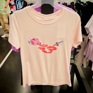 Nike/耐克JORDAN女士短款印花透气运动莫代尔短袖HJ0143-838
