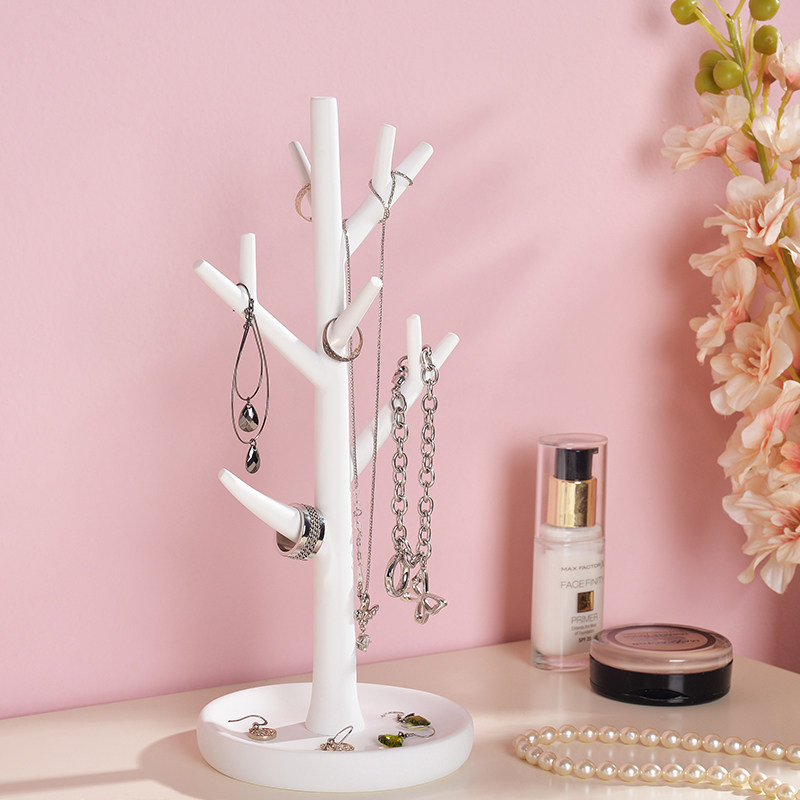 首饰架子展示架家用创意树枝公主手饰品首饰收纳架直播间桌面轻奢