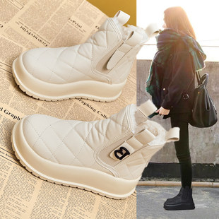 UGG厚底雪地靴女款冬季新款防水防滑棉靴加绒加厚保暖棉鞋女鞋子