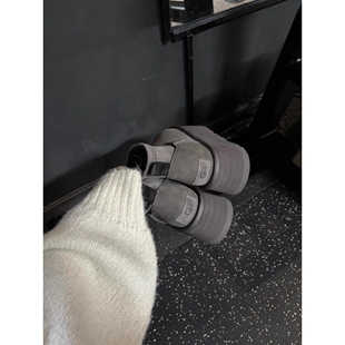 UGG桑坡村雷云色雪地靴厚底女款冬季新款加绒加厚增高套筒保暖棉