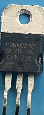 43N60DM2 新能源MOS场效应三极管插脚管进口拆机测量好