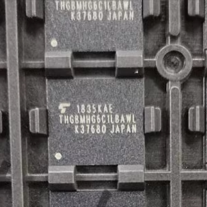 THGBMHG6C1LBAWL BGA153 EMMC5.1 8GB 雷克萨斯音响存储器IC芯片