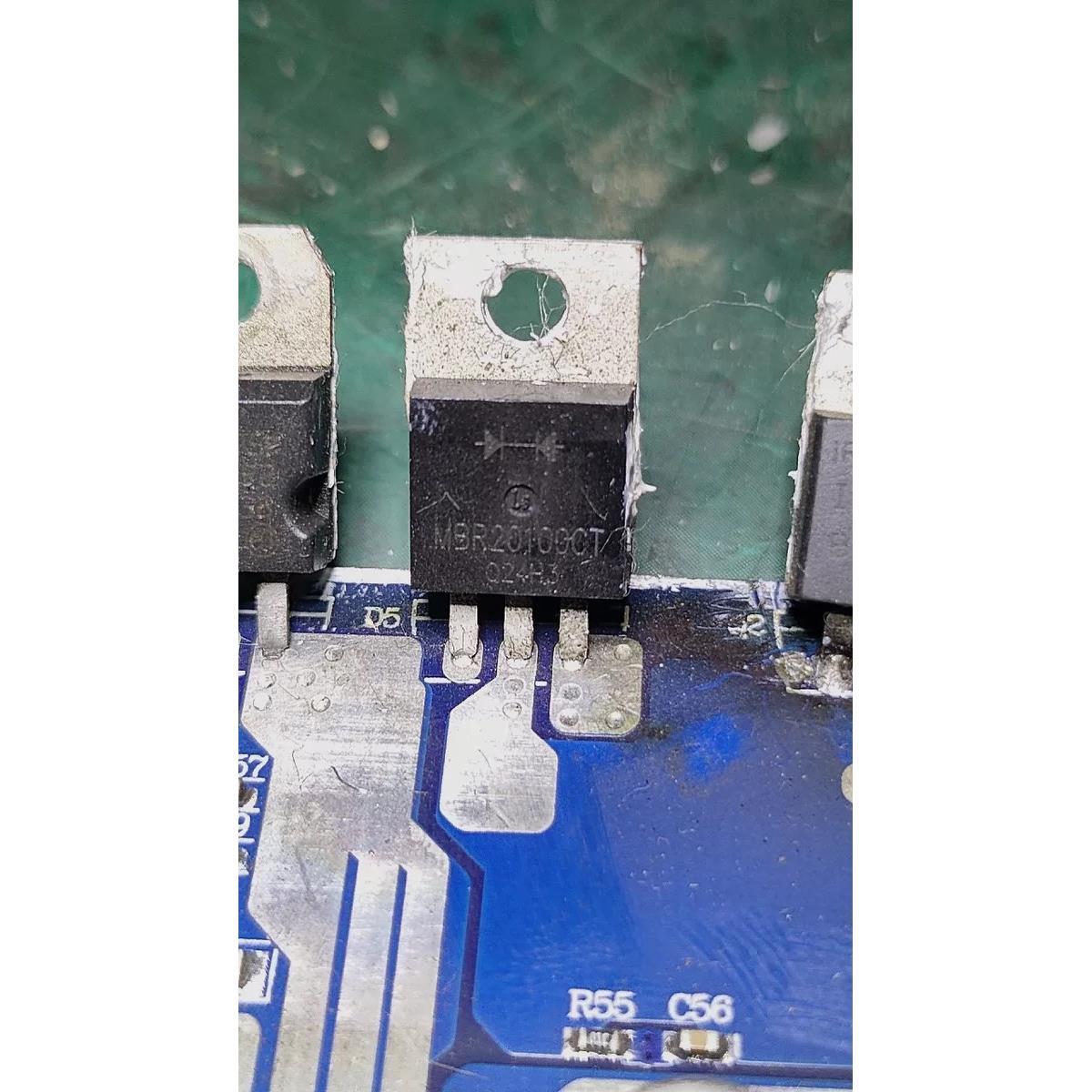 STPS20H100CT MBR20100CT B20100G 新能源汽车电脑板整流二极管