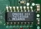 EM4093 001 MEGAMOS 大众途安斯柯达仪表电脑板 钥匙防盗通讯芯片