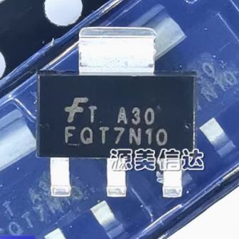 FQT7N10L 汽车主机板N沟道场效应三极管SOT223