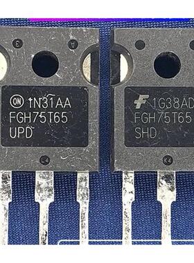 FGH75T65UPD 新能源充电机IGBT三极管进口拆机测量好