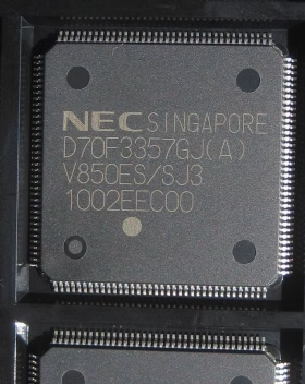 原装 UPD70F3357GJ MCU 32-bit V850ES RISC 768KB Flash 3.3V