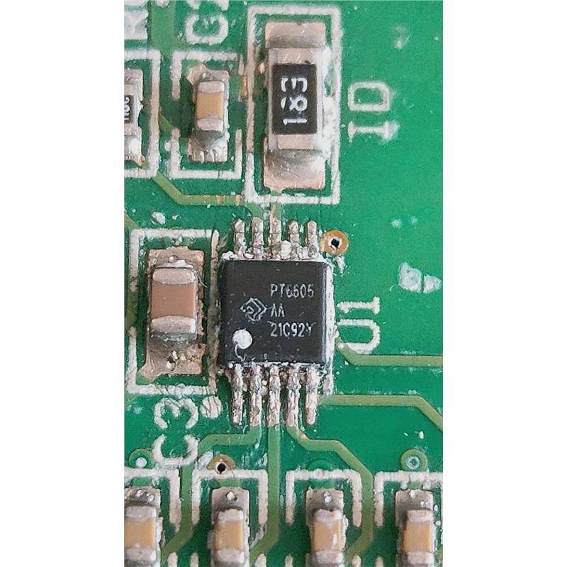 全新原装 PT6605EMSJ-AA MSOP-10 锂离子/锂聚合物电池保护芯片