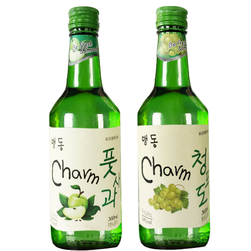 14¶ÈÃȶ¯º«¹úÇ徯ÉÕ¾Æ360ML*2Æ¿ÇàÆÏÌѾÆÇàÆ»¹û¾Æº«¾ç¹ûζ¾Æ