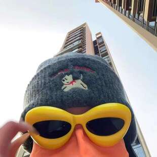 新款甜酷韩系Y2K时尚痞帅墨镜女气质高级感ins素颜百搭太阳眼镜男