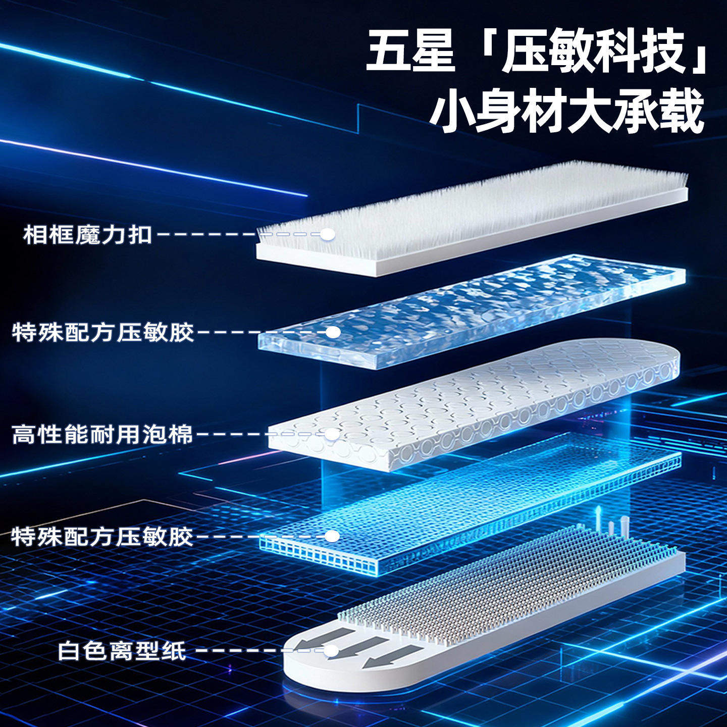 新款贝凯挂画神器免打孔婚纱照相框挂墙挂钩乳胶漆墙面固定画框无