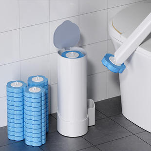 新款一次性马桶刷子套装替换片清洁刷免钉壁挂厕所刷清洁无死角马