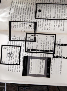 新款拾光pet边框贴纸拼贴卡 复古电影胶片咕卡素材装饰diy手帐贴