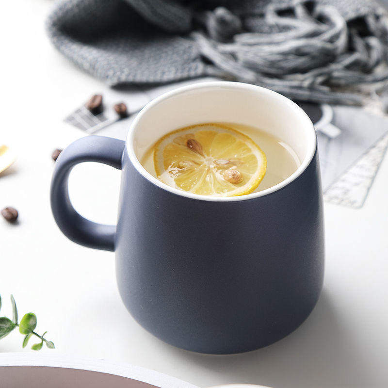 新款简约马克杯网红纯色釉陶瓷杯刻字咖啡杯茶家用便宜酒店喝水杯