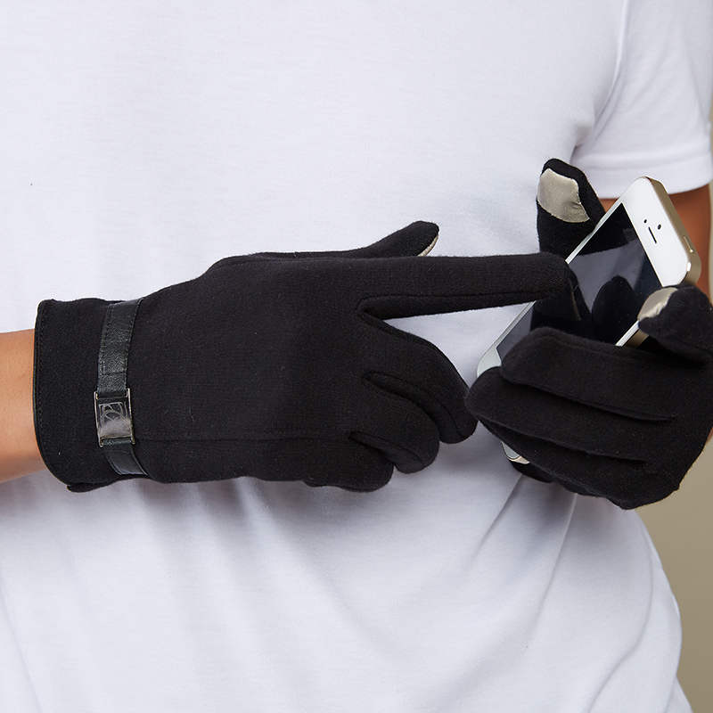 Gants pour homme      en velours - Ref 2781421 Image 3
