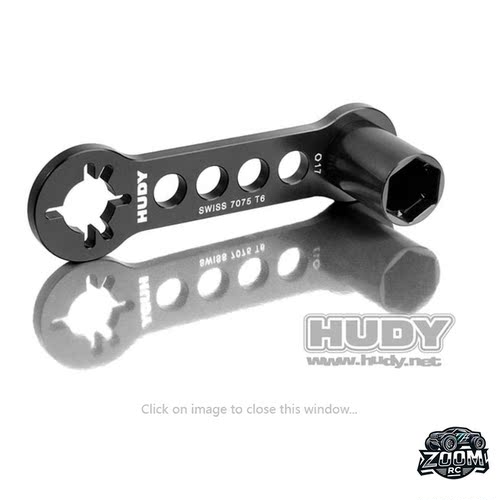 HUDY-182015  飞轮扳手、17mm套筒合体 1/8越野车用