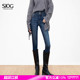 铅笔裤 SJOG塑形巨显瘦 女春秋紧身小脚裤 牛仔裤 高腰弹力提臀靴裤