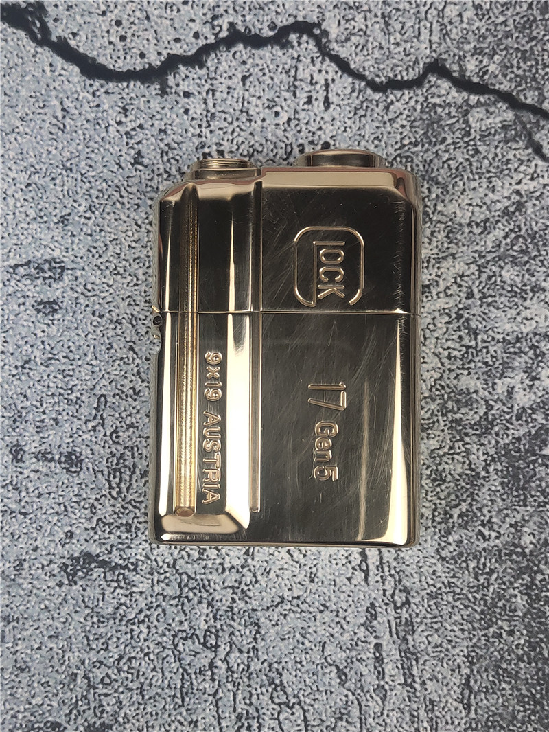 GLOCK G17 纯铜重装 加厚铠甲 格洛克 煤油打火机  收藏 礼品 EDC|msdalam kategori ZIPPO/Swiss Army Knife/cermin mata, pemetik api jenama dan aksesori, lain, minyak tanah ringan - dari Buy2taobao.com untuk memberikan perkhidmatan ejen Taobao profesional membeli