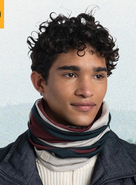 BUFF秋冬美利奴羊毛条纹运动头巾户外防风保暖面罩百变魔术头巾