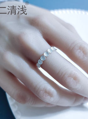 纯手工999足银雏菊戒指