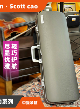 法国bam时尚轻便耐用成人专用中提琴盒 带密码锁安全防潮抗压方盒
