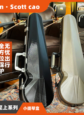 法国bam轻盈时尚成人小提琴盒 防潮抗压耐用 专用钥匙锁三角盒