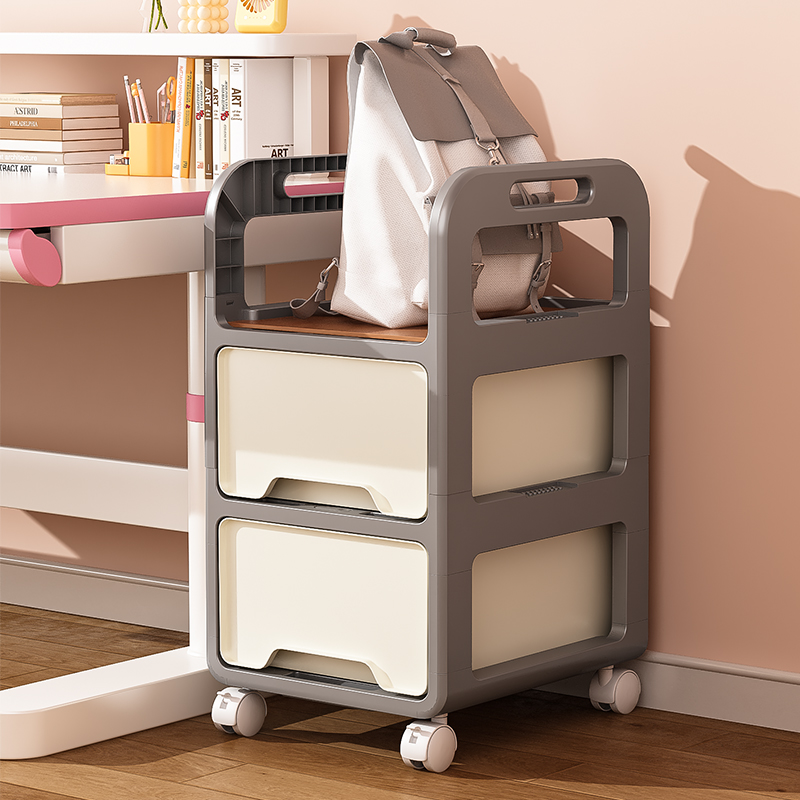 2025新款可移动书架落地收纳架