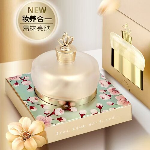 水玲珑面若桃花膏提亮素颜霜