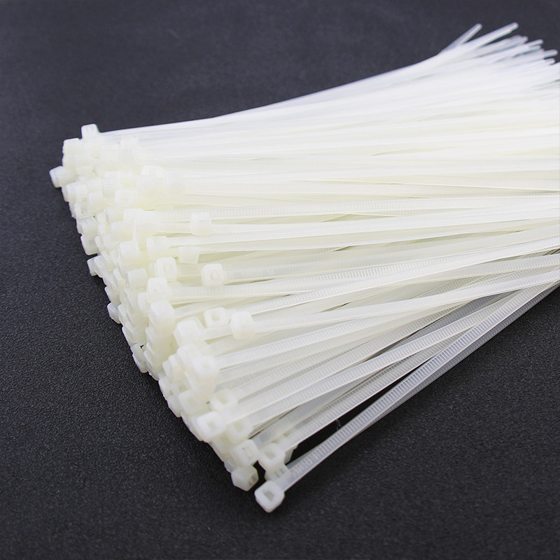 자동 잠금 나일론 케이블 타이 4*200-8*500 케이블 타이 고정 플라스틱 달아서 케이블 하네스 흰색|검정색
