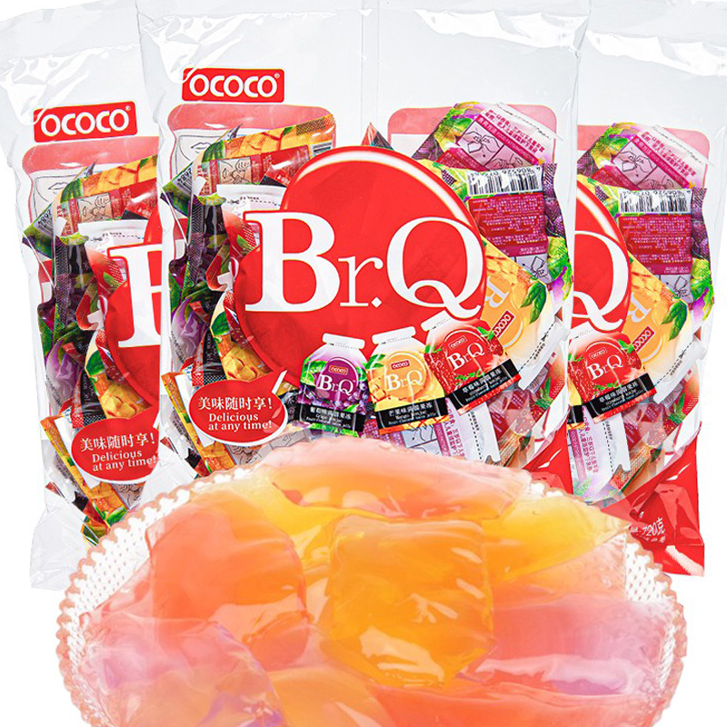 Br.Q果冻 ococo蒟蒻brq吸吸冻0脂肪解馋水果味蒟蒻儿童网红零食-封面