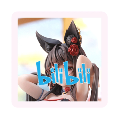 TACCO原画玫瑰Bara毛绒尾手办