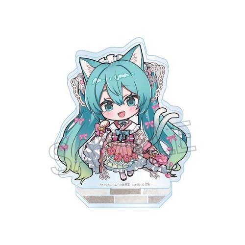 初音未来街道散步亚克力立牌